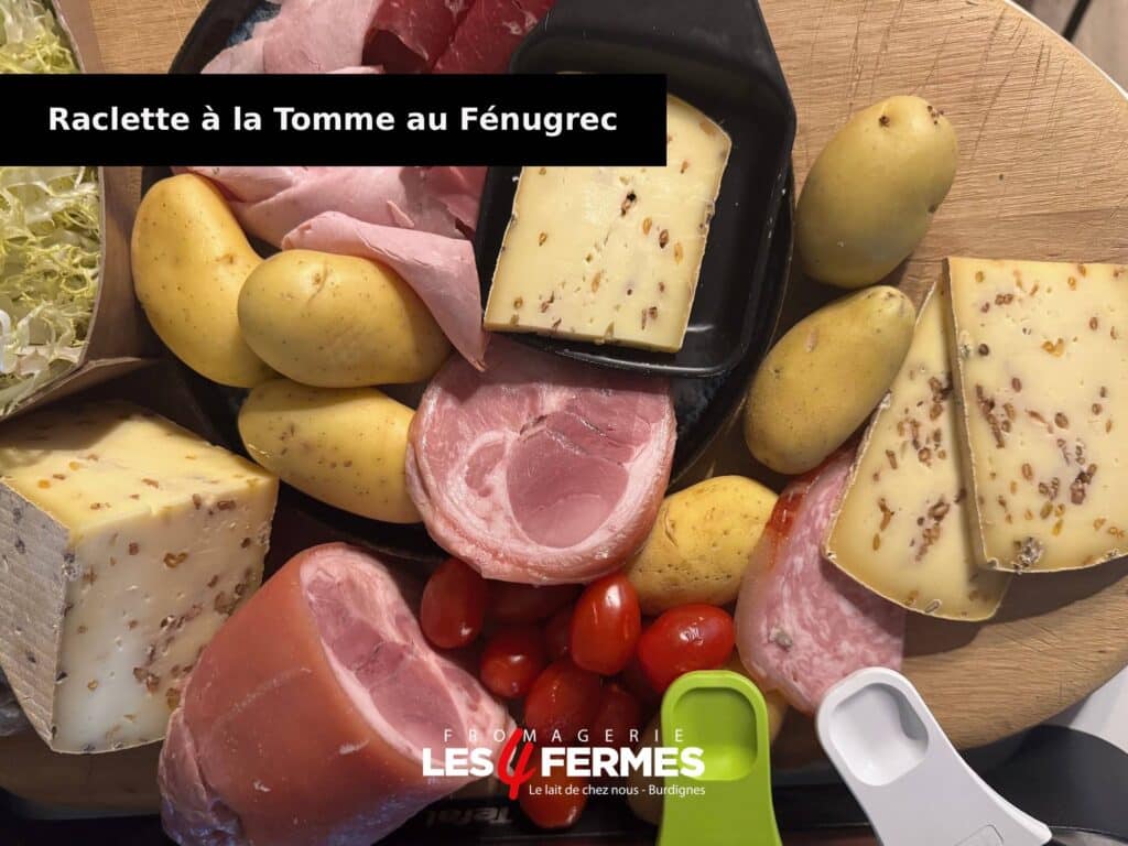 Raclette - Tomme au Fénugrec de Burdignes dans le PIlat
