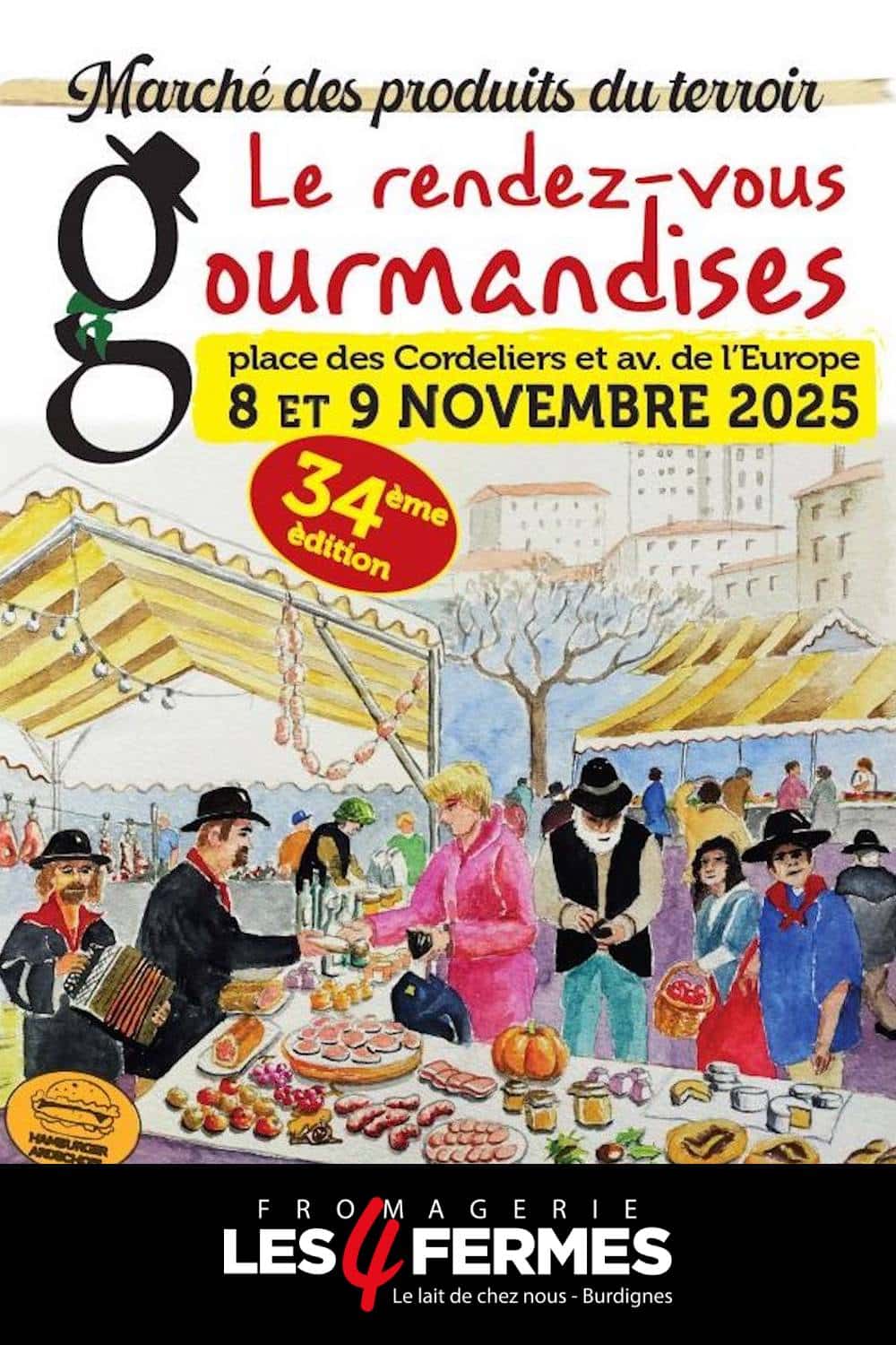 gourmandise foire fromagerie les 4 Fermes