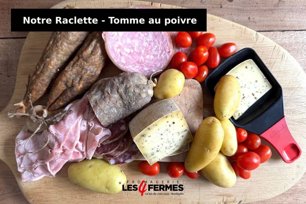 raclette à la tomme poivre de Burdignes