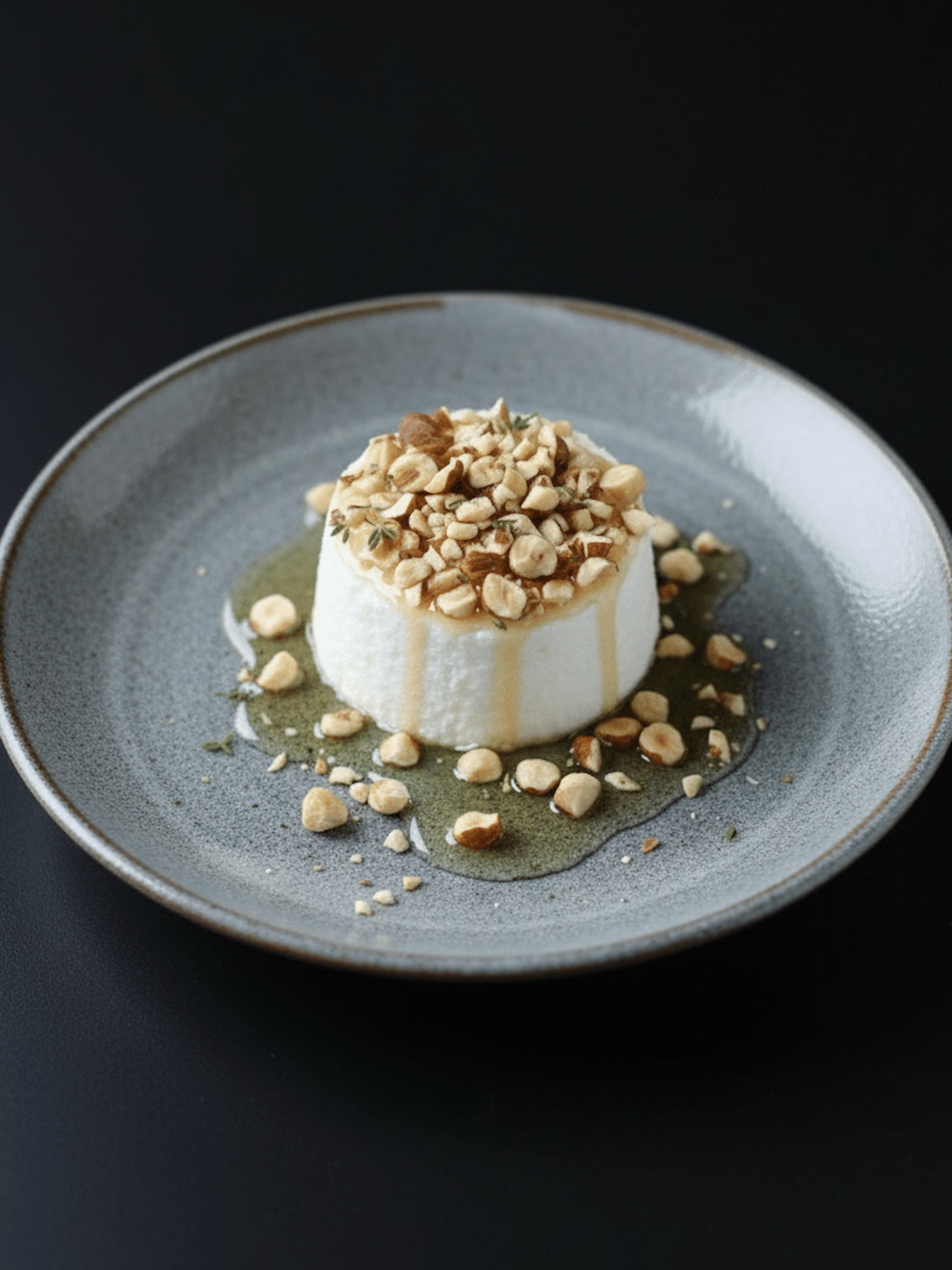 recette, faisselle noisettes et miel