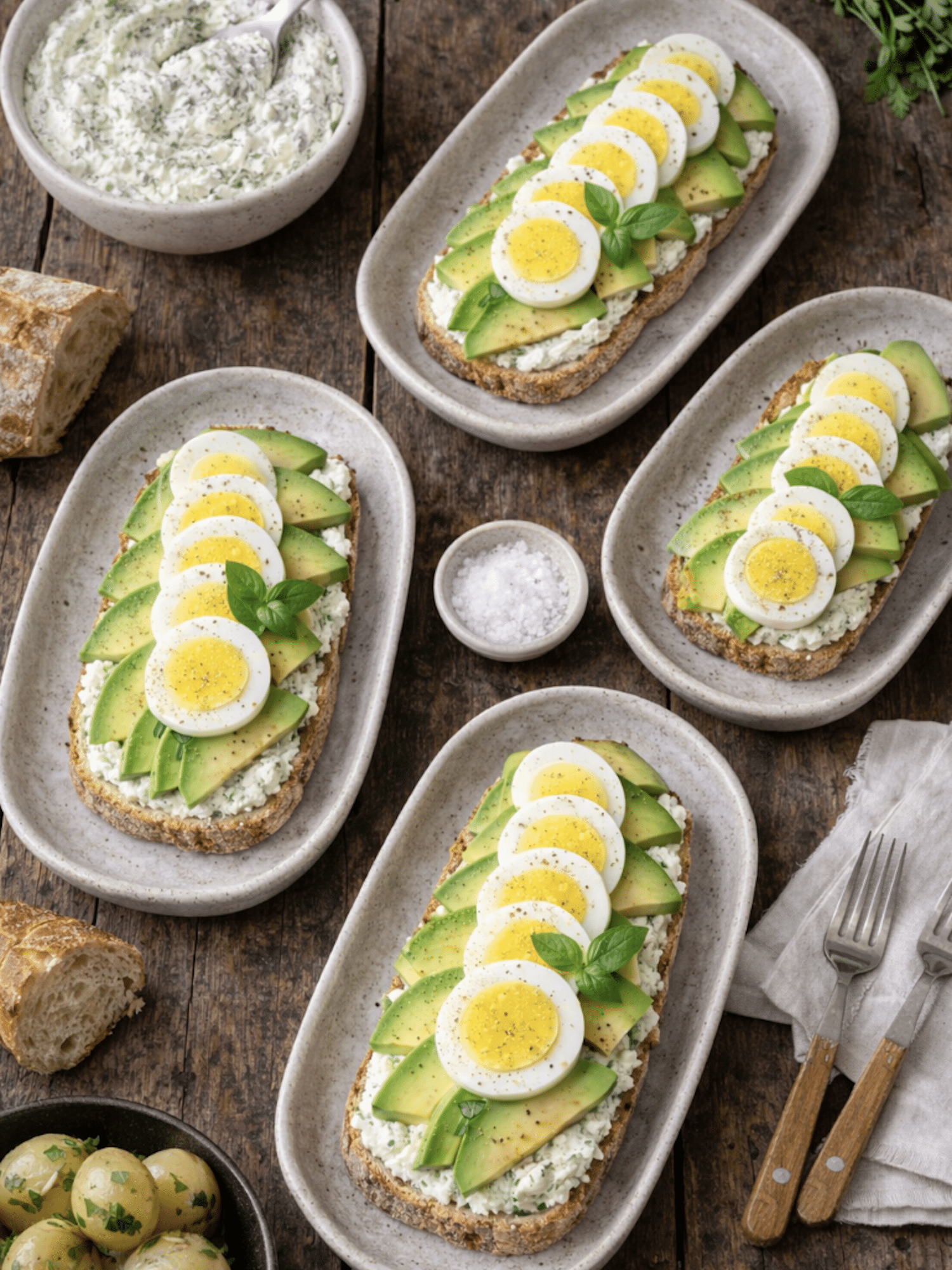 faisselle oeuf avocat Une recette de la fromagerie les 4 fermes