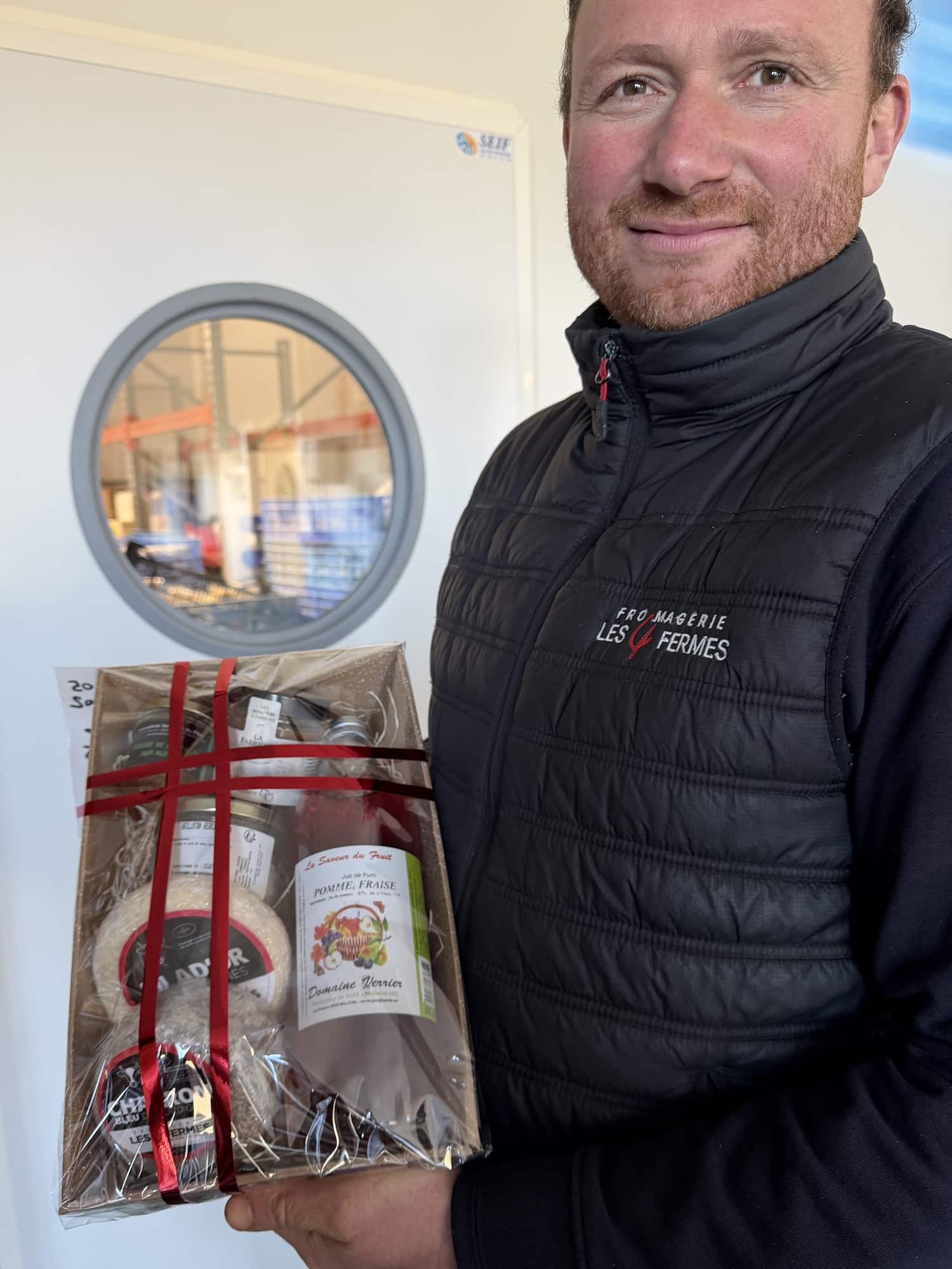 panier de fête la fromagerie les 4 fermes