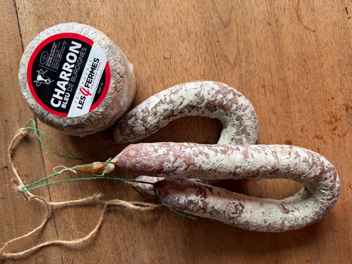 Saucisse Bleu charron burdignes loire