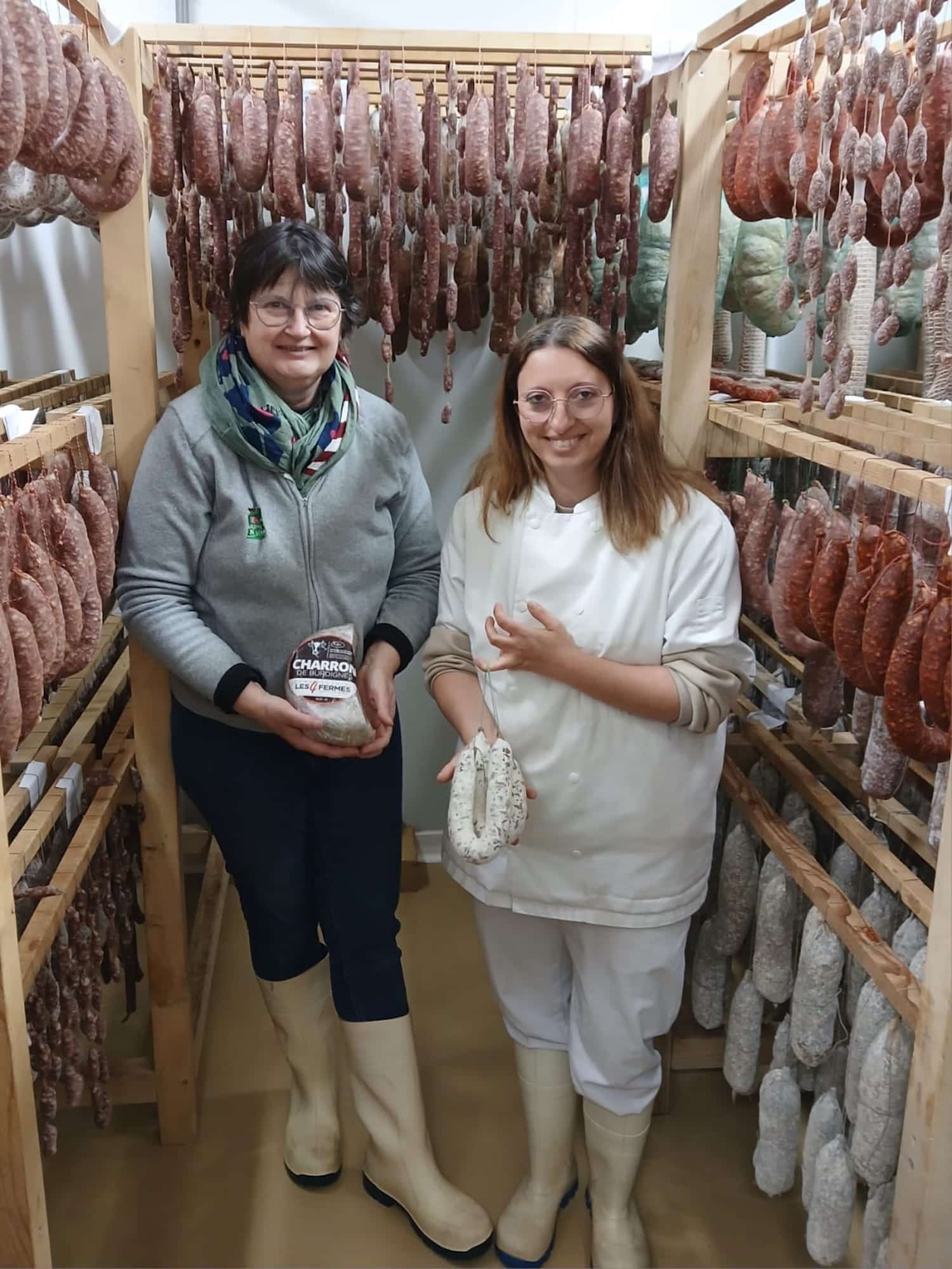 bleu charron saucisse séchoir