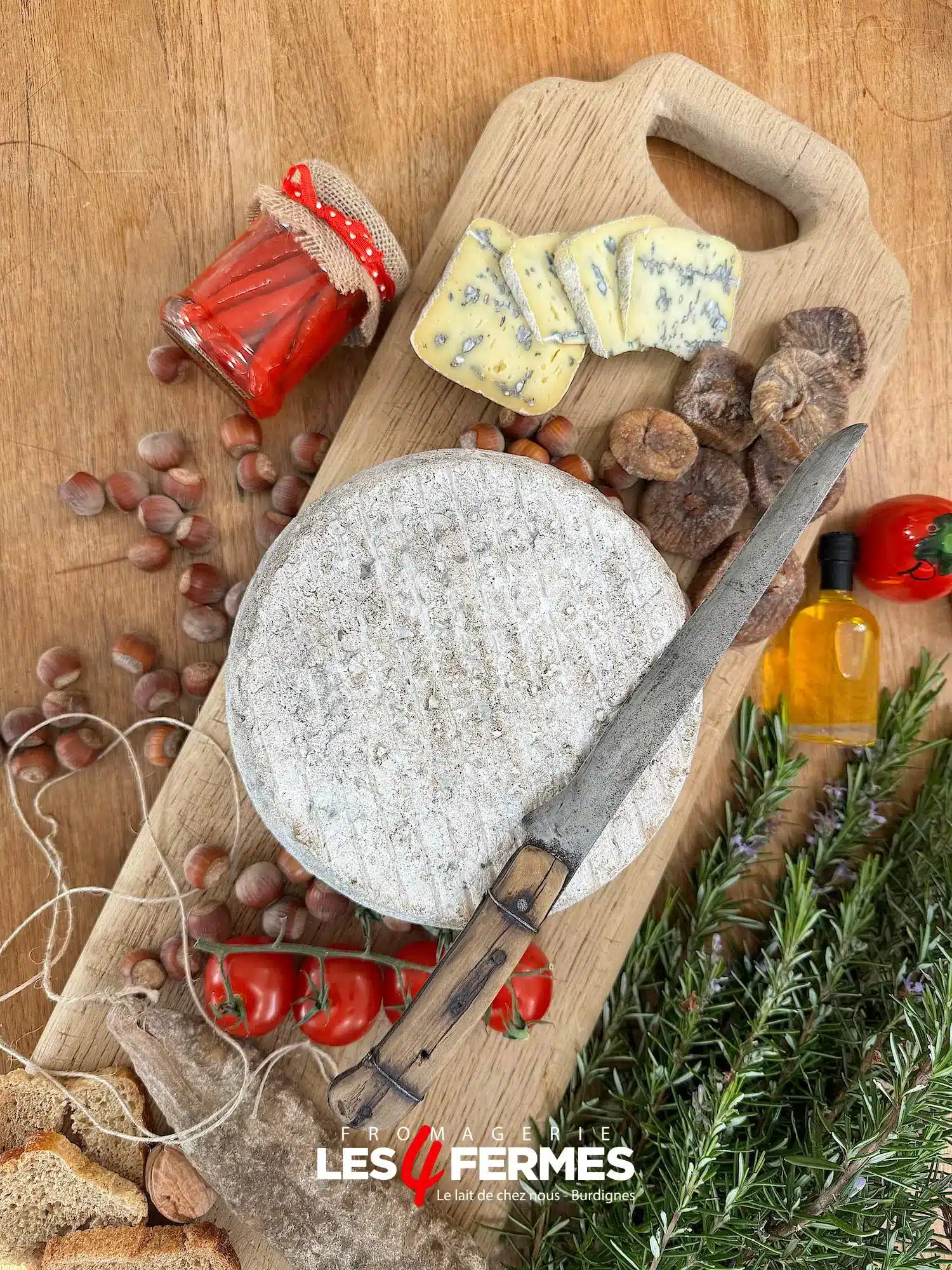 couteau pour fromage de la fromagerie les 4 fermes