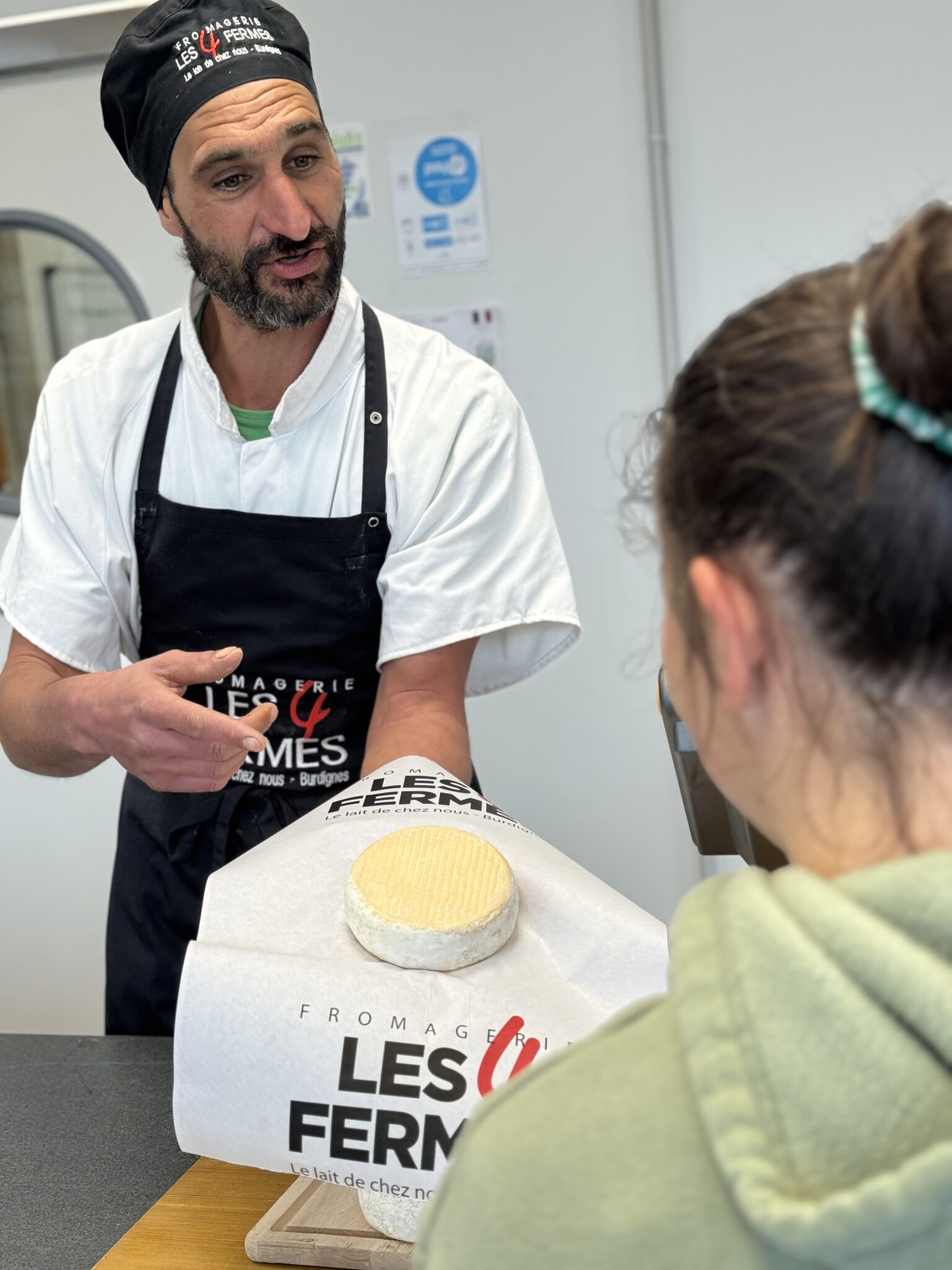 le plaisir de conseiller nos fromages