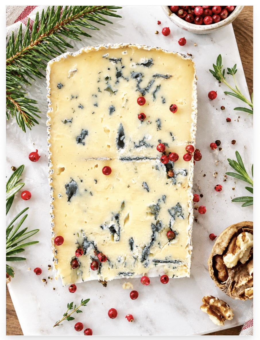 Bleu Sapin en assiette pour vos repas de fêtes !
