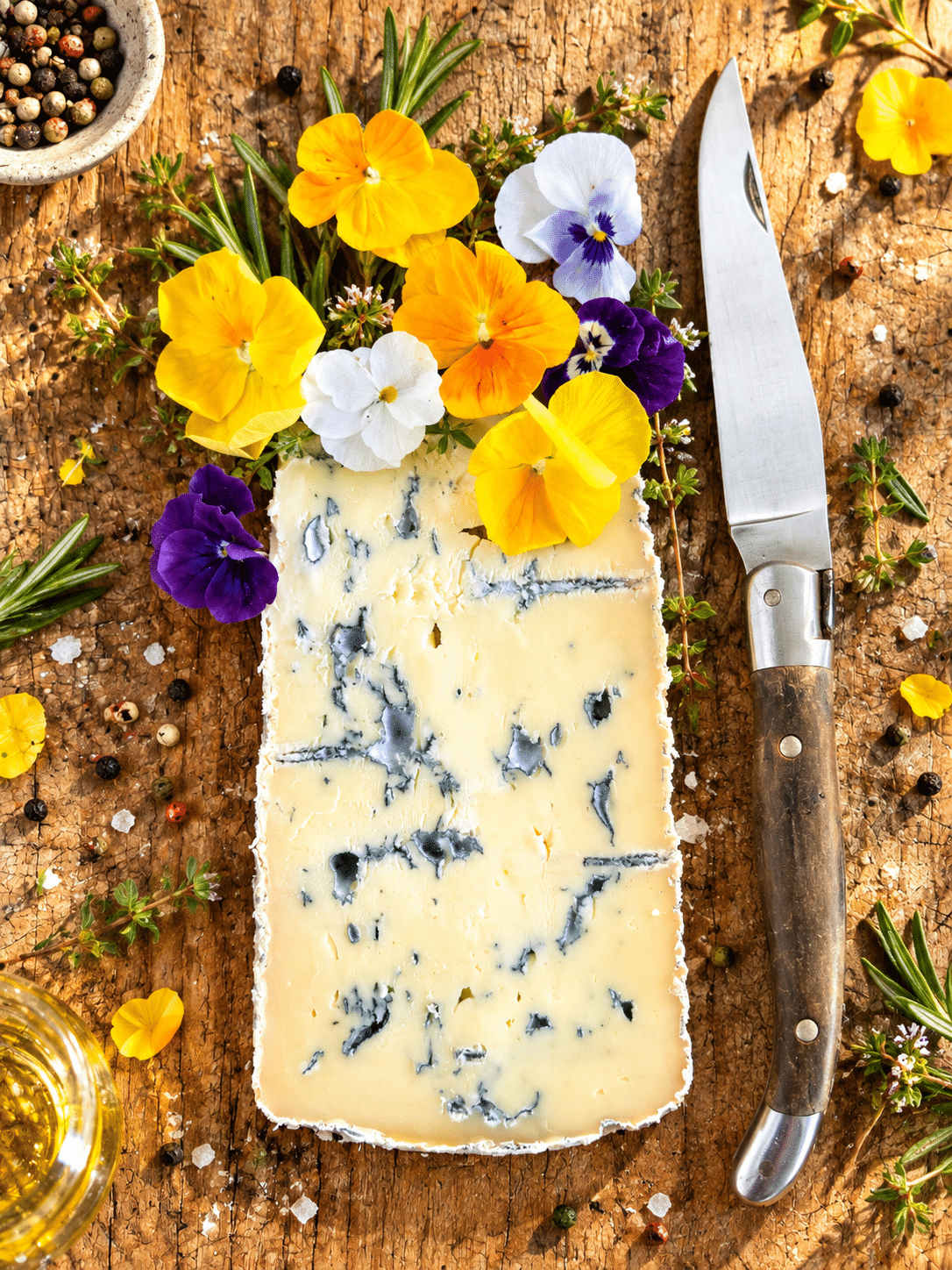 Bleu Sapin en assiette