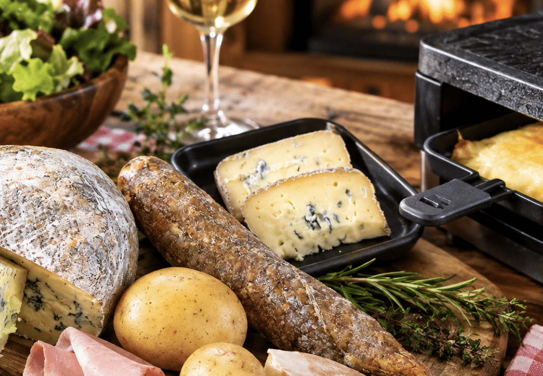 raclette Bleu Sapin de la fromagerie les 4 fermes