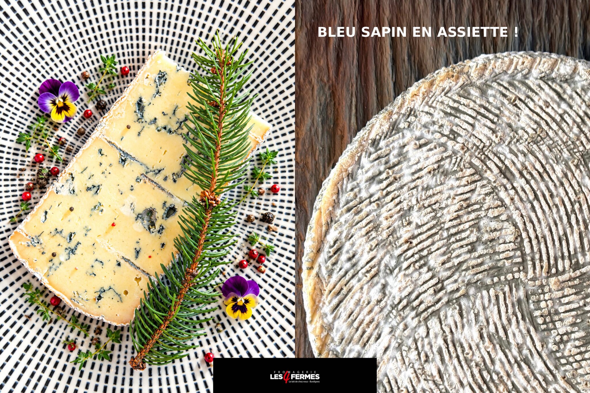 bleu sapin assiette