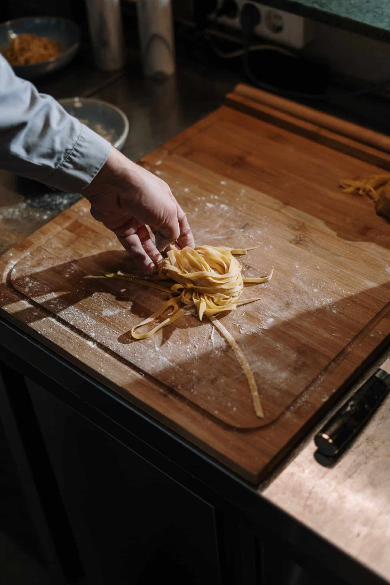 Tagliatelles au Bleu Sapin de la Fromagerie les 4 Fermes